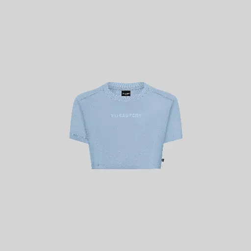 VETTEL CROP TOP WOMEN FADED DENIM