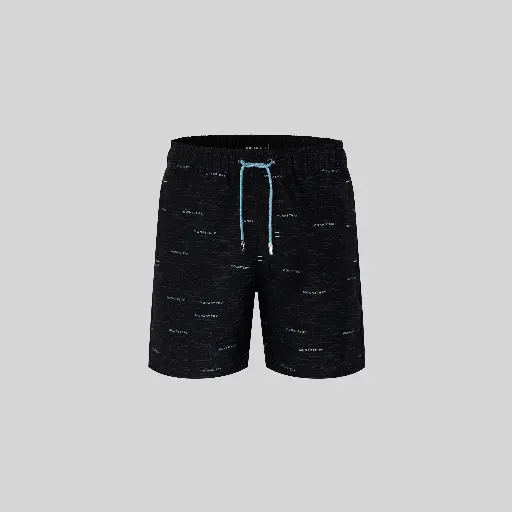 OBERON SWIM MEN SHORT BLACK BLUE